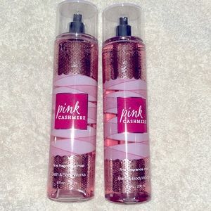 Two Bath and body works Pink cashmere mists